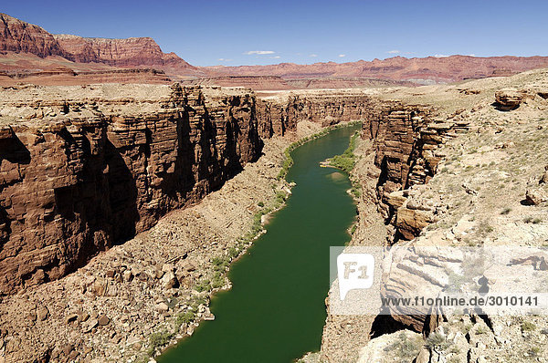 Colorado Fluß  Marble Canyon  Navajo Indianerreservat  Arizona  USA  Nordamerika