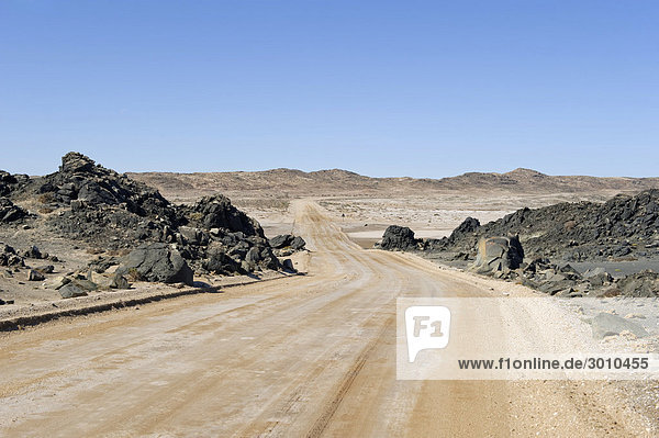 Steinwüste im Naturpark Diamantküste bei Lüderitz  Namibia  Afrika