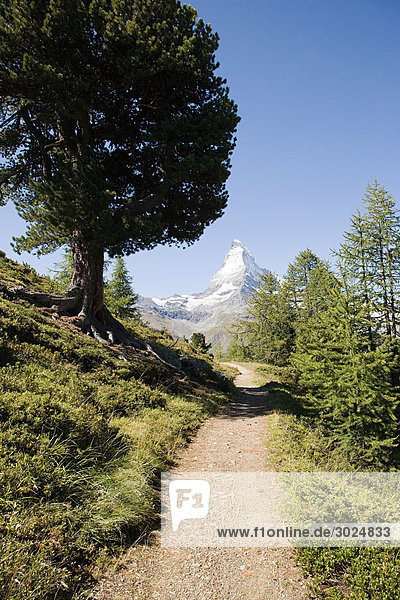 Schmutzspur und Matterhorn
