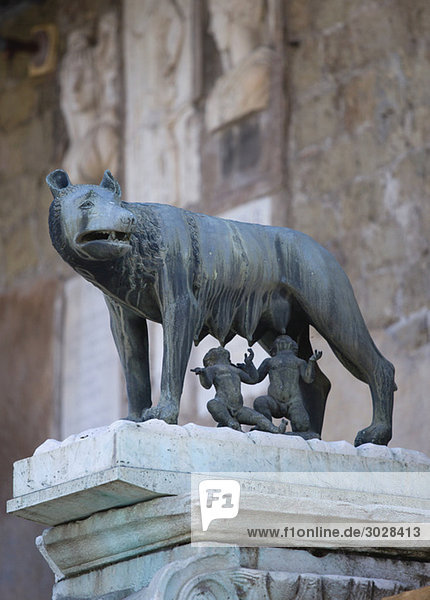 Italy,  Rome,  Romulus and Remus Statue