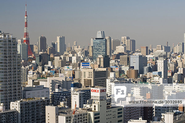 Japan Tokio Stadtbild Tokio Tower