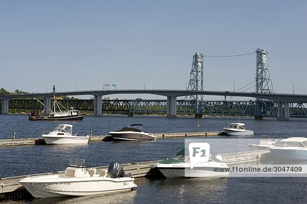 USA Maine Bad Kennebec River