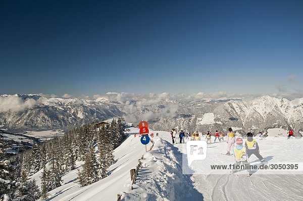 Austria  Tyrol  ski plant on Wiedersbergerhorn Mount