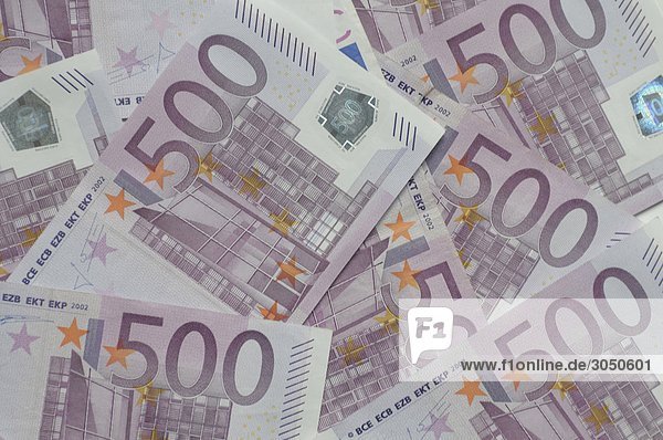 Fünfhundert Euro-Banknoten