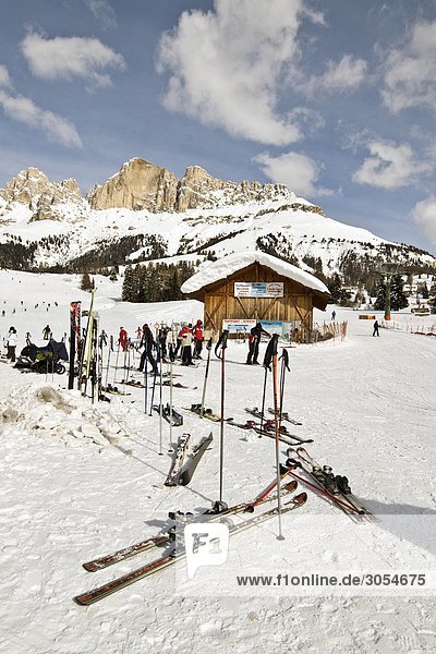 Italy  Trentino  Carezza  ski slope