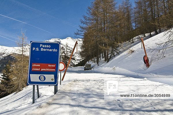 Italien  Aostatal  La Thuile: Piccolo San Bernardo-Pass