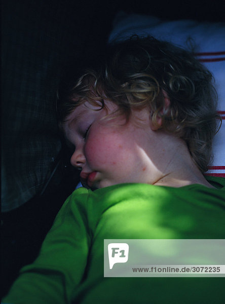 Eine schlafende Kind-Schweden