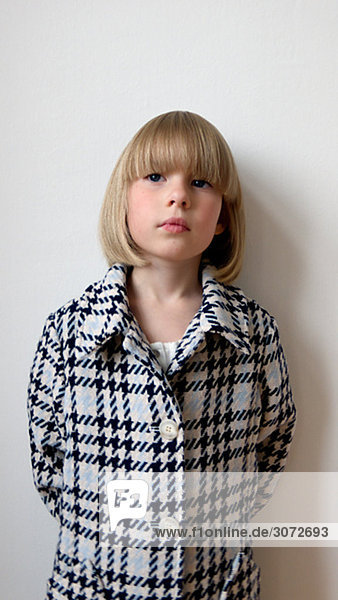 Portrait von einem Mädchen-Schweden.