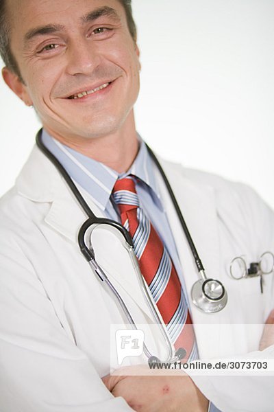 Portrait of a male doctor Sweden.