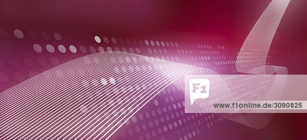 Abstrakte Muster vor rosa Hintergrund