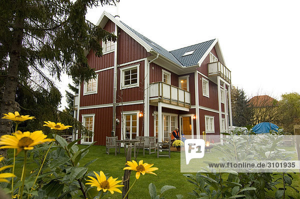 Niedrigenergiehaus  Kleinmachnow  Brandenburg  Deutschland
