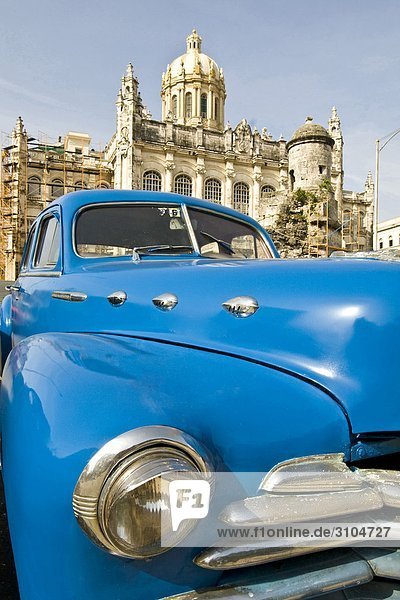 Havanna Capitol und alten amerikanischen Auto Kuba
