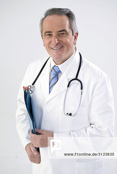 Doctor smiling at the camera  portrait
