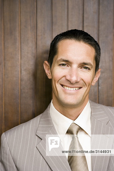 businessman portrait smiling