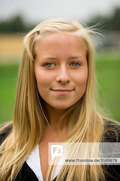 A teenage girl  Sweden.
