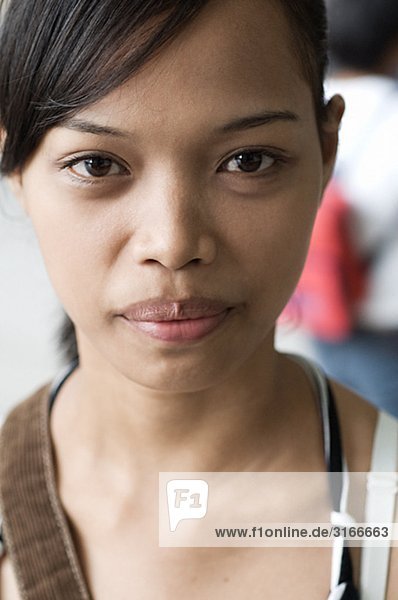 Portrait einer jungen Frau Manila Philippinen.