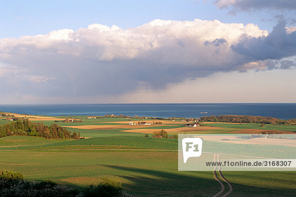Ansicht der Landschaft Dänemark.