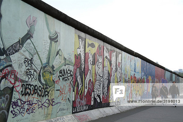 Berliner Mauer  East Side Gallery  Friedrichshain  Deutschland