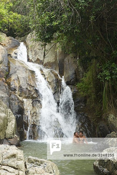 Wang Sao Waterfall  Ko Samui  Thailand