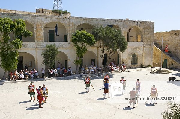 In Guardia Parade  Fort St. Elmo  Valletta  Malta