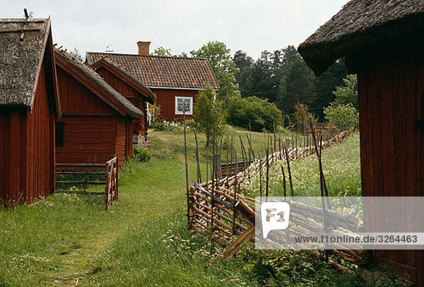 Small village  Viby by  Sigtuna  Uppland.