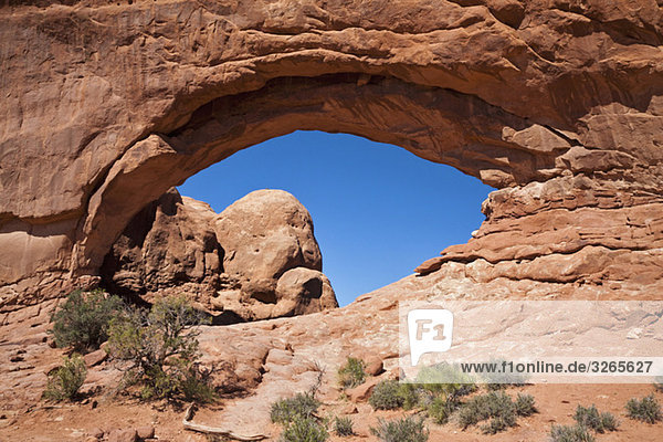 USA  Utah  Arches Nationalpark  Sektion Nordfenster