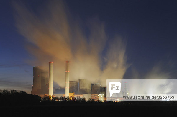 Germany  Niederaußen  Coal fired power station