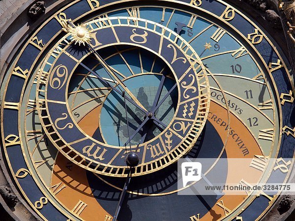 Astronomische Uhr  Prag  Tschechische Republik