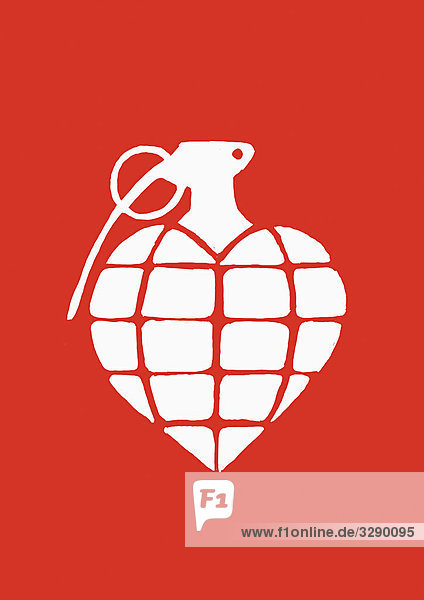 Heart-shaped grenade