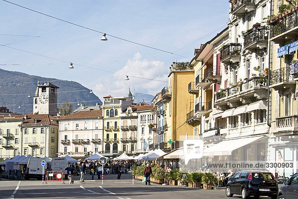 Piazza Grande  Locarno  Ticino  Switzerland