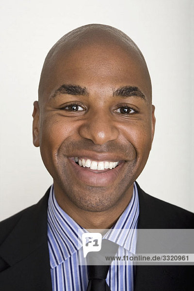 Portrait of a well dressed man smiling