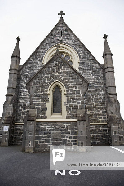 Eine Kirche aus Blaustein  Melbourne  Victoria  Australien