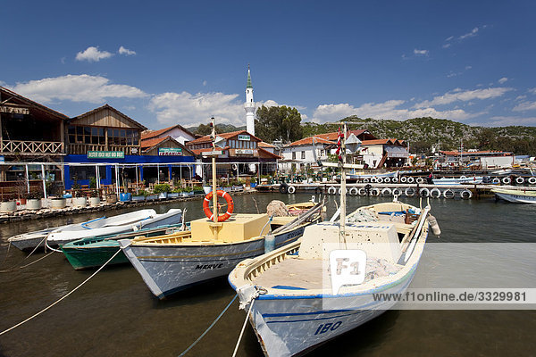 Das Dorf Ucagiz in der Nähe von Kekova Insel an der lykischen Küste  Türkei