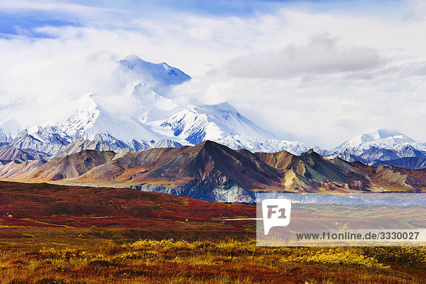 Mount McKinley vom Eielson Besucherzentrum  Denali-Nationalpark in Alaska