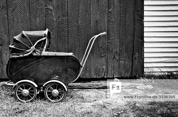 Antiquität Holz Holzbrett Brett Transport Baby Quebec