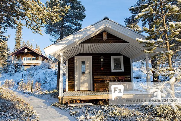 A mountain lodge  Sweden.