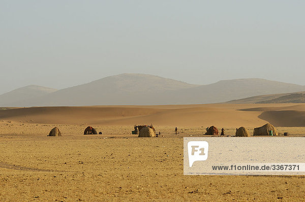 leer Hütte Landschaft Gebäude Namibia Öde Ethnisches Erscheinungsbild Naturvolk Afrika