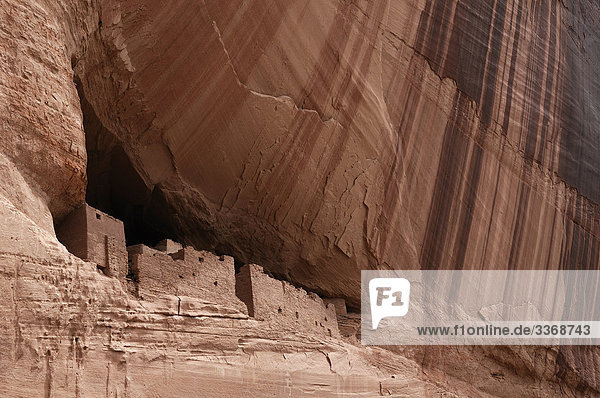 Vereinigte Staaten von Amerika USA Felsbrocken Amerika Wand Reise Ruine Monument Nordamerika Arizona Schlucht