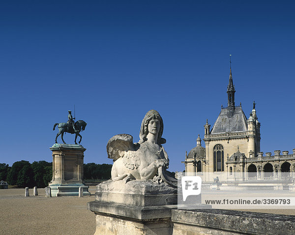 Schloss Chantilly  Oise  Frankreich