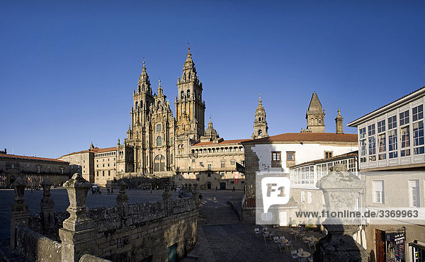Spanien  Galicien  Galicien  Santiago De Compostela  kulturelle Erbe von Welt  Kirche  Kathedrale  Urlaub  Reisen