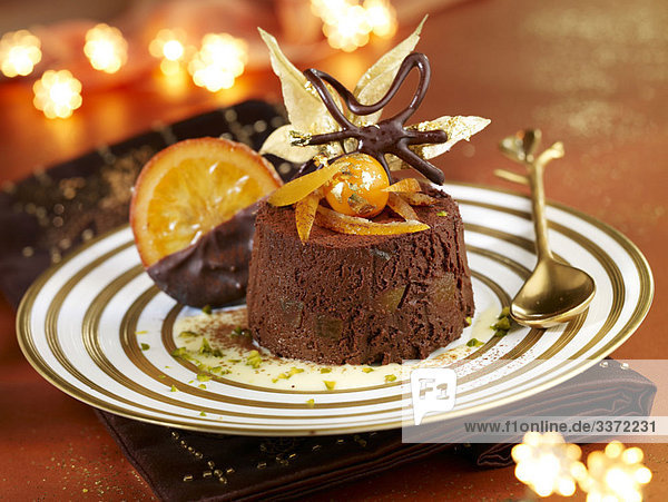 Orange und Schokolade Marquise