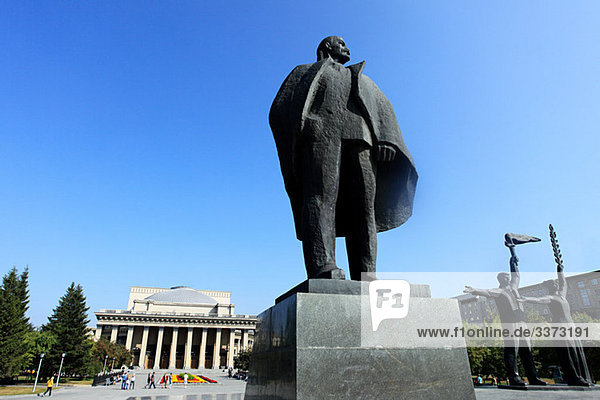 Lenin-Statue Novosibirsk