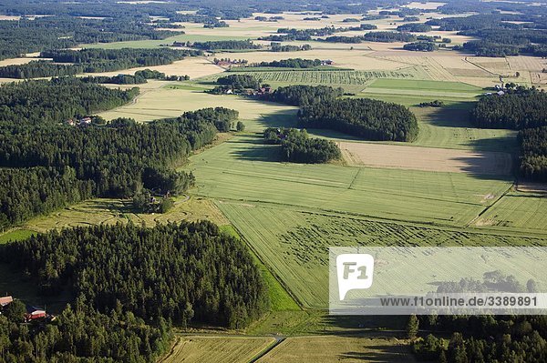 Landwirtschaftliche Landschaft  Schweden.