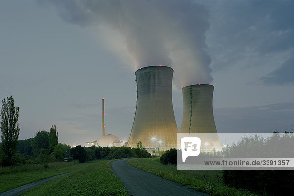 Nuclear power station  Grafenrheinfeld  Germany