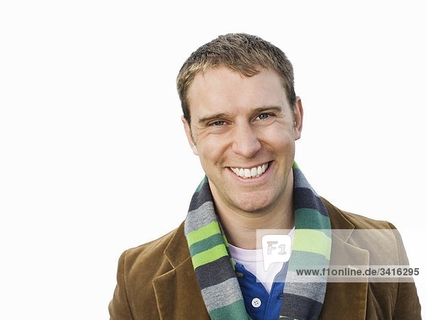 Portrait of man smiling at camera