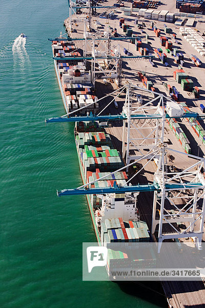 Container terminal at port of miami
