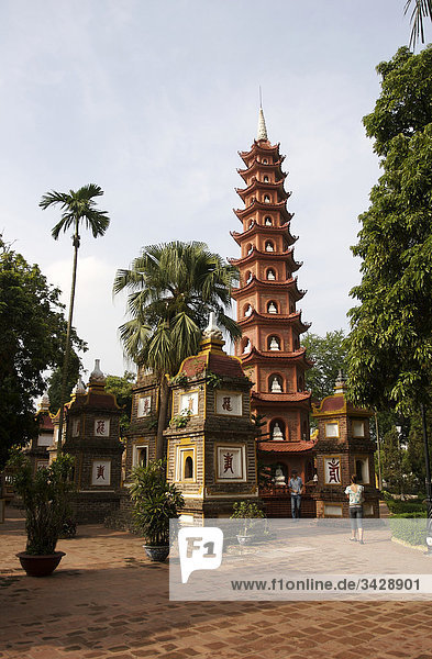 Tran Quoc Temple  Hanoi  Vietnam