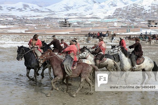 Bushkashi is a famous horsegame in Afghanistan
