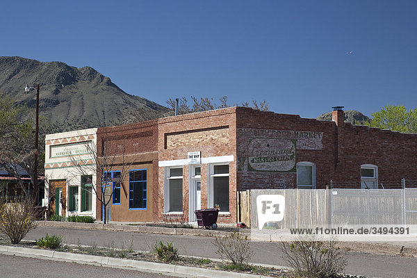 Alte Ziegelsteingebäude in New Mexico USA