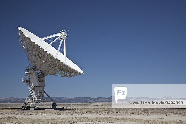 Radioteleskop,  Very Large Array,  New Mexico,  USA,  Flachwinkelansicht